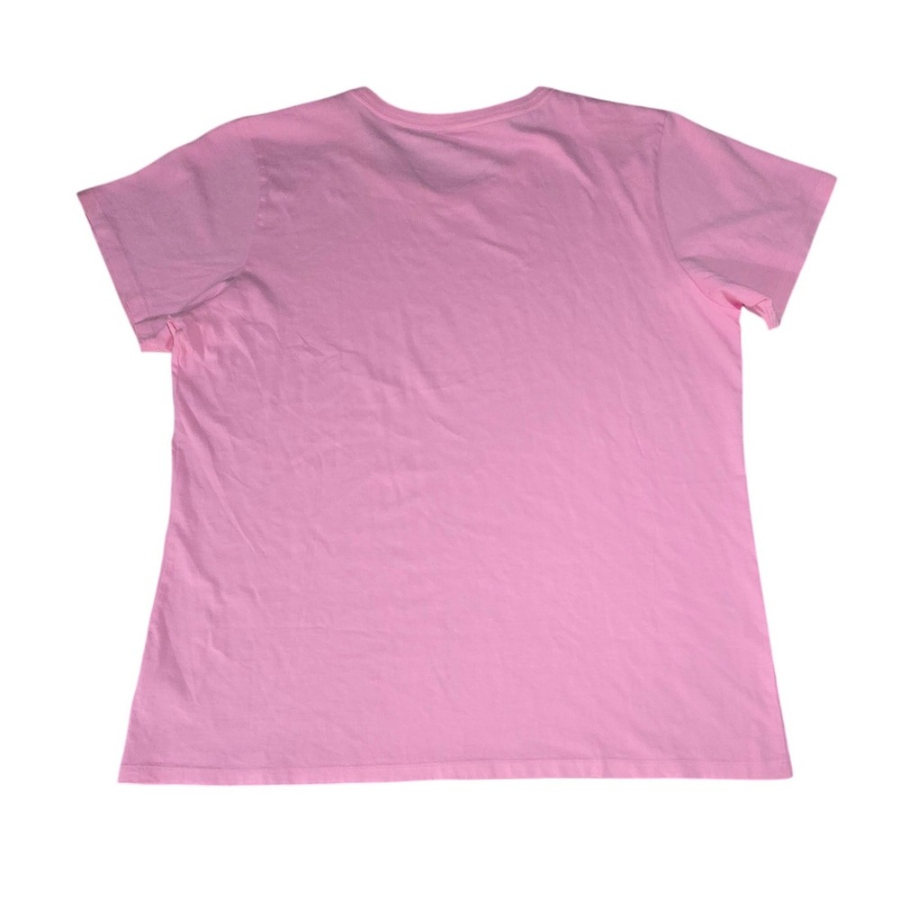 Life is Good Womens Seashell Heart Crusher Tee Pink XL - Picture 8 of 9